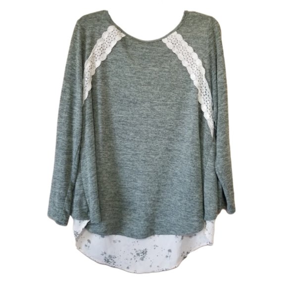 Rewind Tops - 🌹Rewind top. Crossover back, Lace front, size 1X